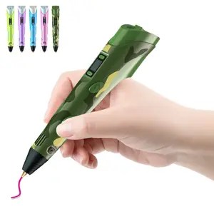 Verjaardagsfeestje Geschenken 3D Magic Printer Pen Lage Temperatuur Printing Pen Met Pcl Filament Vullingen Voor 3D Pen