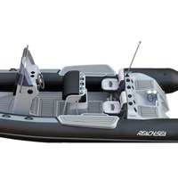 Bateau pneumatique ST650 650 cm avec coque en aluminium Hypalon et console