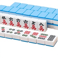 Ensemble de Mahjong de Luxe en Gros pour la Maison, Jeu Traditionnel Chinois, Tuiles de Mahjong à Impression Numérique, Cadeaux Promotionnels Personnalisables