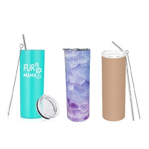 CHL promoción al <span class=keywords><strong>por</strong></span> <span class=keywords><strong>mayor</strong></span> gimnasio botella de agua de acero inoxidable de doble pared recta vaso vacío sublimación tazas - Product Image 4