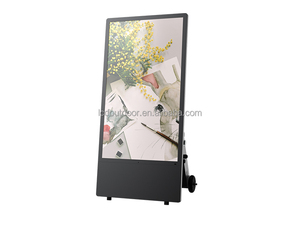 43 inch ngoài trời LCD hiển thị kỹ thuật số biển pin di động quảng cáo di động màn hình Powered 43 inch ngoài trời LCD hiển thị - Product Image 4
