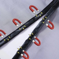 Moustiquaire de Porte Magnétique Ouverte, Sur Mesure, Anti-Moustiques et Insectes, Maille Invisible pour Intérieur Estival