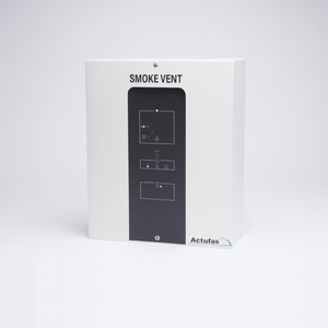 Panel de control de alarma contra incendios integrado blanco con interruptor de fuego Actulux 3JW-227319 SVM EI 24V-8A - Product Image 1