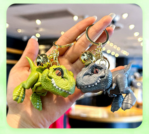 1 Pcs New Tyrannosaurus Rex Bite Hand <b>Toy</b> Keychain Creative Dinosaur Pendant Couple Backpack Pendant Small Gift - Product Image 6