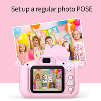 Kamera Video Digital Mini untuk anak-anak, murah Kecil-layar 2.0 inci Sensor CMOS MicroSD MP3 & Filter fungsi hadiah ulang tahun anak