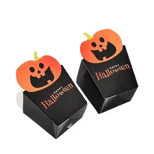 Logo personalizzato Halloween Creative Bakery Cake Popcorn Box Dessert Take Away usa e getta Food Chips snack Box