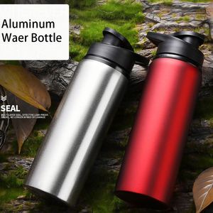 Bouteille d'eau en aluminium à paroi simple de 600 ml et 750 ml avec couvercle, personnalisable avec logo, pour le sport et le cyclisme – Promotion en gros - Product Image 4
