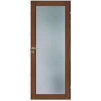 Porte en bois sur mesure avec insert en verre pour portes intérieures et décoration de bâtiments résidentiels