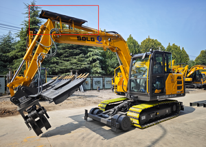 Excavadora para Vías Férreas con Garra para Traviesas, Cortadora de Balasto, Excavadora Ferroviaria - Product Image 3