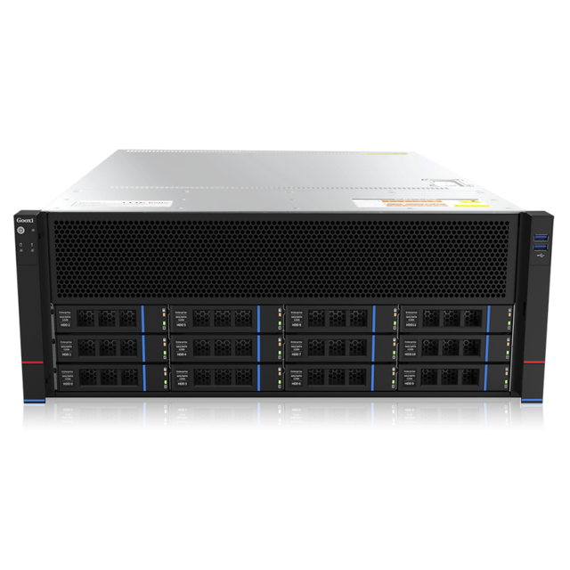 Gooxi RTX4090 GPU Rack Server with Dual XEON 6326 Processor 4U Chassis AI Computing up to 5 GPUs DDR4 Memory in Stock