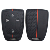 2024 nouveau 4 boutons Silicone programmeur de clé de voiture Fob support de boîtier télécommande Protection sac camion clé couverture pour SAAB Scania