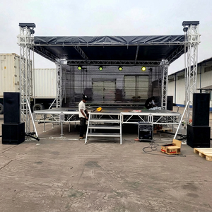 Scène portable en aluminium assemblée, plateforme étanche pour festival de musique - Product Image 1