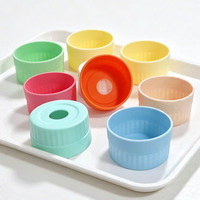 Manchon de protection pour tasse en silicone personnalisé, tendance, lavable, réutilisable, antidérapant, portable et écologique