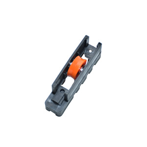 Dual <span class=keywords><strong>Nylon</strong></span> rắn phẳng rãnh bánh xe trái tim con lăn màn hình cửa sổ PVC cửa ra vào cửa sổ trượt Cửa Cửa Con lăn hướng dẫn phụ kiện - Product Image 4