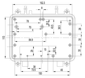 Amplificateur de puissance numérique <span class=keywords><strong>tv</strong></span> H32 45860 par antenne, câble amplificateur de <span class=keywords><strong>signal</strong></span> Catv, système de boîtier d'extérieur - Product Image 4