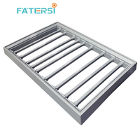 FATERSI Porte-pantalons coulissant à fermeture douce en aluminium pour armoire, largeur 600/700/800 mm, organisateur de pantalons à fixation inférieure