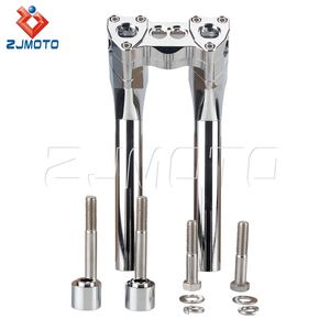 Elevador de manillar de motocicleta, abrazadera de retroceso, elevación recta de 10 "+ 1" para Halrey Softail Deluxe Standard <span class=keywords><strong>Fat</strong></span> Boy Special Breakout - Product Image 3