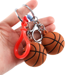 Custom Sport Keychain Basketball Keychain Cowboy USA UK Australia Culture Girl Gift Plastic Pvc Keychain for Kids