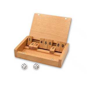 Jeu <span class=keywords><strong>de</strong></span> <span class=keywords><strong>société</strong></span> intelligent en bois personnalisé, non toxique, Shut the Box, pour adultes et enfants, options OEM/ODM, directement <span class=keywords><strong>de</strong></span> l'usine - Product Image 5
