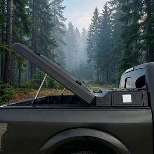 Toldo Manual Profesional de Aluminio para Camioneta Toyota Tacoma <span class=keywords><strong>Tundra</strong></span> <span class=keywords><strong>2021</strong></span>+ <span class=keywords><strong>Ford</strong></span> Ranger F150, Cubierta Rígida para la Plataforma de Carga - Product Image 2