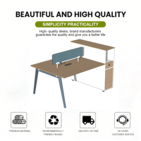 Bureau de travail moderne en MDF avec tiroirs, 2 à 4 places, poste de travail ergonomique pour ordinateur portable, postes de travail modulaires