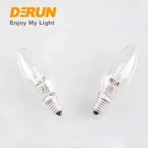 Best Price 25W 40W 60W 75W 100W Dimmable Chandelier Candle Lamp Energy Saver ECO Halogen Bulb