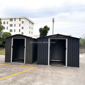 חיצוני אחסון לשפוך מתכת גן נייד נייד בתים מגולוון פלדה לשפוך - Product Image 2