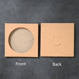 Scatola di Carta Esagonale in Kraft per Sottobicchieri in Ceramica Rotondi e Quadrati, Confezione per Sottobicchieri Vuoti per Sublimazione - Product Image 6