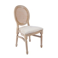 Chaise d'événement empilable en plastique PP imitation bois, durable et de style antique, pour mariages, fêtes, hôtels, restaurants, bars, appartements