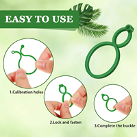 Clips de suspension réglables en PP en forme de 8 pour une maintien sûr des plantes et des vignes - Utilisation extérieure durable