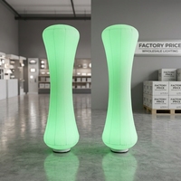 Cône lumineux LED gonflable en forme d'éléphant, prix d'usine, pour publicité et décoration
