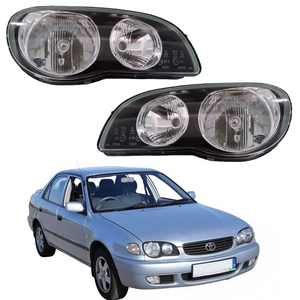 ไฟหน้ารถยนต์โตโยต้า โคโรลล่า อัลติส AE110 AE112 ปี <span class=keywords><strong>1999</strong></span> 2000 2001 2002 พร้อมไฟ DRL รุ่น 81110-1E540 811101E530 - Product Image 1