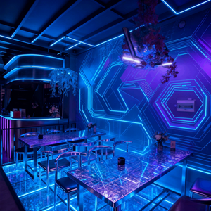 Tablero de pista de baile de inducción <span class=keywords><strong>LED</strong></span> dorado de 9W UNOXINE con control DMX512 RGBW IP55 para eventos de boda KTV - Product Image 5