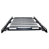 Galerie de toit en aluminium 4x4 avec trou d'éclairage de voiture pour Suzuki Jimny JB64 JB74 accessoires de voiture extérieurs