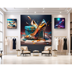 ผู้ชื่นชอบรองเท้ามีความสุขกับสติ๊กเกอร์ติดผนังเพื่อเพิ่มสไตล์และบุคลิกภาพให้กับพื้นที่ของคุณ - Product Image 1