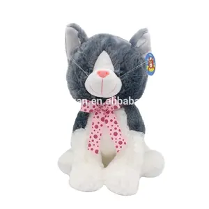 EN71认证中国批发毛绒玩具猫