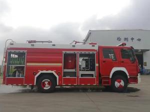 Camion de lutte contre l'incendie SINOTRUK 4x2 de haute qualité, léger, équipé d'un canon à eau, neuf, diesel, avec lance d'arrosage et citerne - Product Image 3