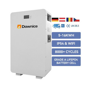 Nueva batería 48V 5kWh baterias de litio para sistema fotovoltaico BMS LiFePO4 48V Batería de pared de montaje en pared - Product Image 1