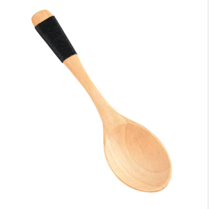 Ensemble de cuillères et fourchettes en bois naturel faites à <span class=keywords><strong>la</strong></span> main, écologiques, style japonais, <span class=keywords><strong>cuillère</strong></span> à café et à soupe en bois pour <span class=keywords><strong>restaurant</strong></span>, vente en gros - Product Image 2
