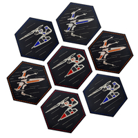Taktik düzlem x-kanat lazer Glow yansıtıcı omuz etiket yama dikmek çanta şapka kıyafet etiketi aplike adamın çanta gömlek