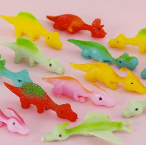 Juguete de tirachinas de dedo, Juguete de dinosaurio de pared pegajoso para aliviar el estrés, para el desarrollo de habilidades creativas y diversión, Crazy Turkey - Product Image 2