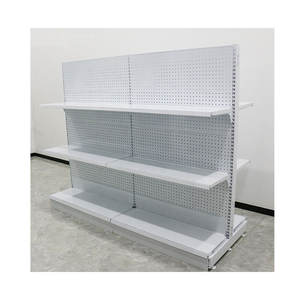 Estante de Metal personalizado para supermercado, estantería de exhibición de doble cara para supermercado, Lozier madux <span class=keywords><strong>Gondala</strong></span> - Product Image 4