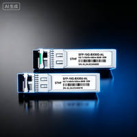 SFP-10G-BX80U/BX80D-AL 10G SFP+ BiDi Alıcı-Verici Tx1490/Rx1550 80km LC Tek Fiber Optik Modül