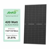Untuk Semua Panel Surya BIPV Tipe-N PERC Hitam 400-420W