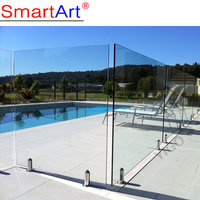 Système de balustrade sans cadre Smartart en acier inoxydable avec embout en verre pour balcon, escalier, villa, hôtel, balustrade DIY