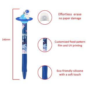 Penna Gel Cancellabile Blu per Bambini O&Q, Sensibile al Calore, 0.5mm, Tema Spaziale, per Ufficio e Scuola, Logo Personalizzabile - Product Image 3