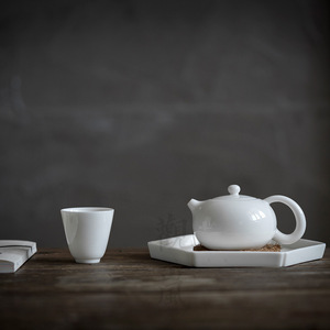 Dehua White Porcelain Teapot Small Round With Lid Lead Free Kung Fu <b>Tea</b> <b>Set</b> Gift - Product Image 1