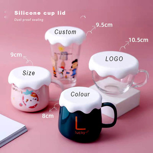 Customizable Logo Customized Color Size American Style Reusable Eco-Friendly Heat Resistant Silicone Snow Shape <b>Cups</b> <b>Saucers</b> - Product Image 2