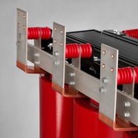 Transformateur de type sec SCB12 sans huile, respectueux de l'environnement, énergie verte, faible bruit, indice de protection élevé, installation intérieure et extérieure