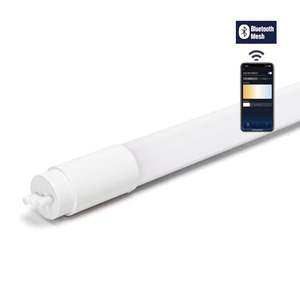 Tubo de malla LED de plástico de 1.2m CCT, luz regulable, eficiente, ideal para iluminación de espacios comerciales y domésticos. - Product Image 1